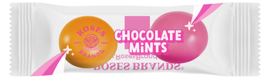Roses Brands Logo Gourmet Chocolate Mints - Assorted Colors 1,000ct