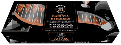 Roses Brands Rock Sugar Barista Stirrers - 100ct 6g Amber