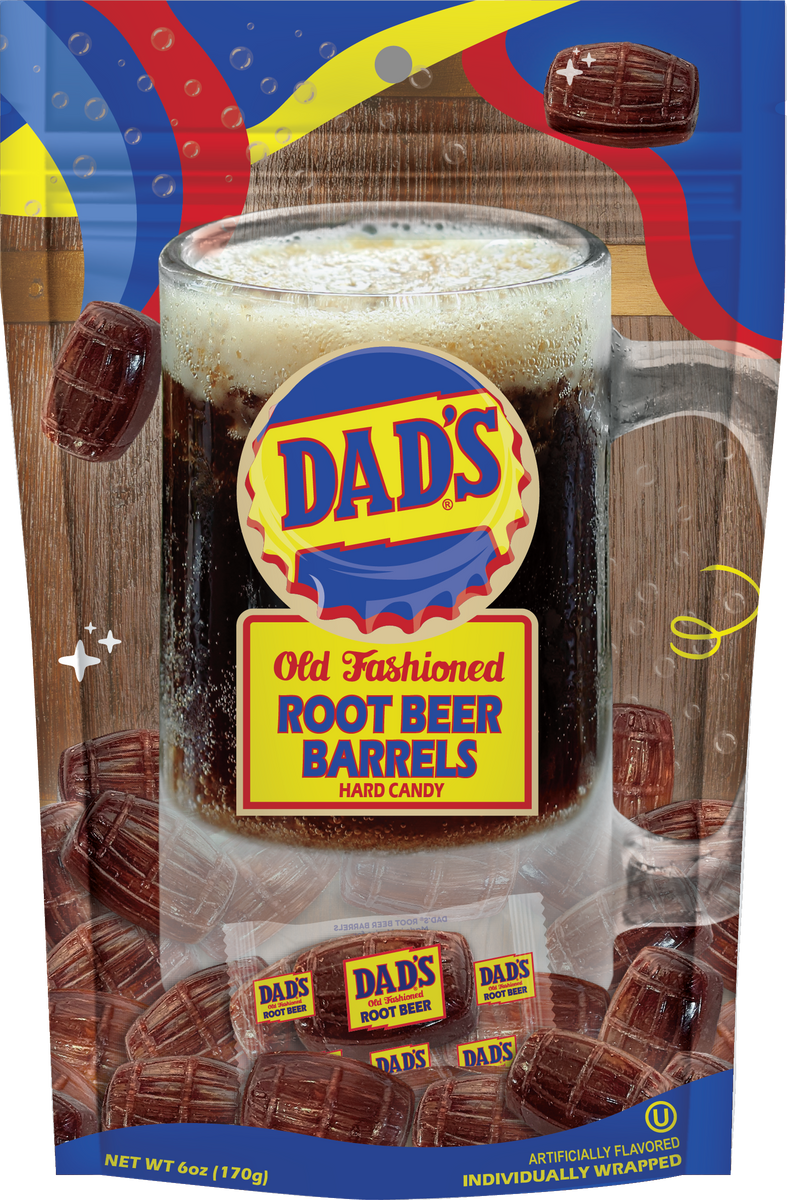 Dads® Old Fashioned Root Beer Barrels 6oz – Roses Brands Confectionary