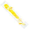 Roses Brands Crystal Wands - 120ct 22g Yellow Lemonade Printed UPC
