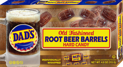 Dads® Old Fashioned Root Beer Barrels 4oz Theater Box