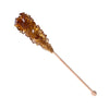 Roses Brands Swizzle Stirrers - 72ct 10g Amber Natural Unwrapped