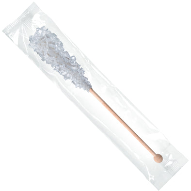 Roses Brands Swizzle Stirrers - 72ct 10g White Natural Clear Wrapped
