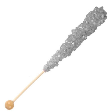 Rock Candy Crystal Wands - 120ct - (17G)- SILVER BULK / INDIVIDUALLY WRAPPED