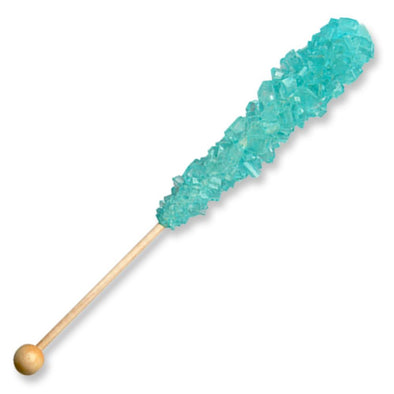 Rock Candy Crystal Wands - 120ct - (22G) - LIGHT BLUE / UNWRAPPED